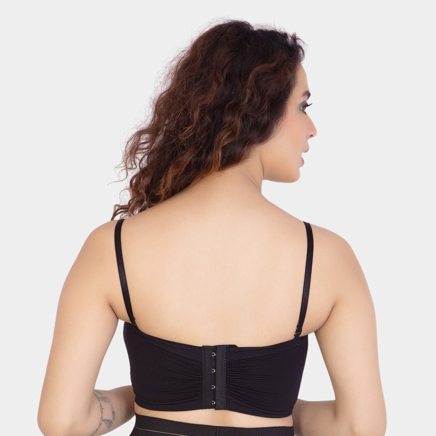 Strapless Multi-Way with Back Hook Closure and Removable Straps