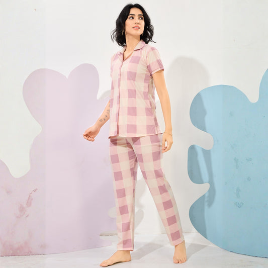 Printed Full Length Night Gown
