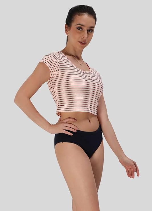 Cotton Brief Panties Combo - Pack of 3