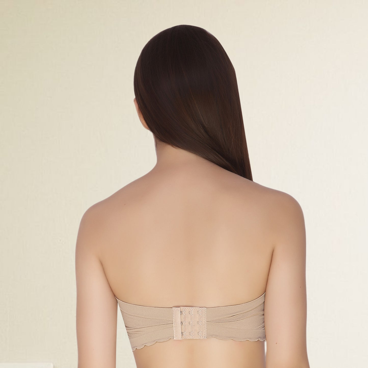 Padded Wire Free Stretchable Seamless Strapless Breathable Pull On Bralette Bras