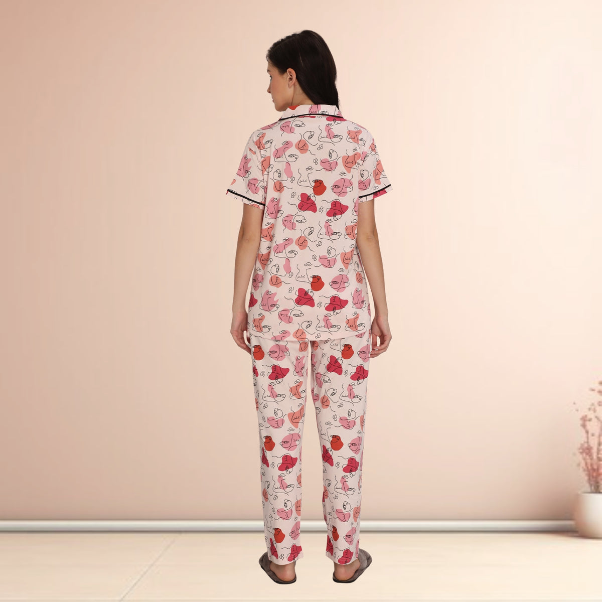 Printed Full Length Night Gown