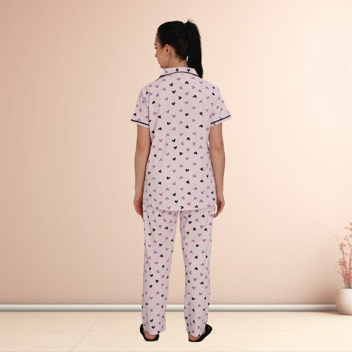Printed Full Length Night Gown
