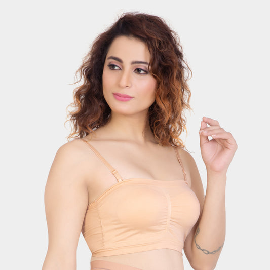 Strapless Multi-Way with Back Hook Closure and Removable Straps