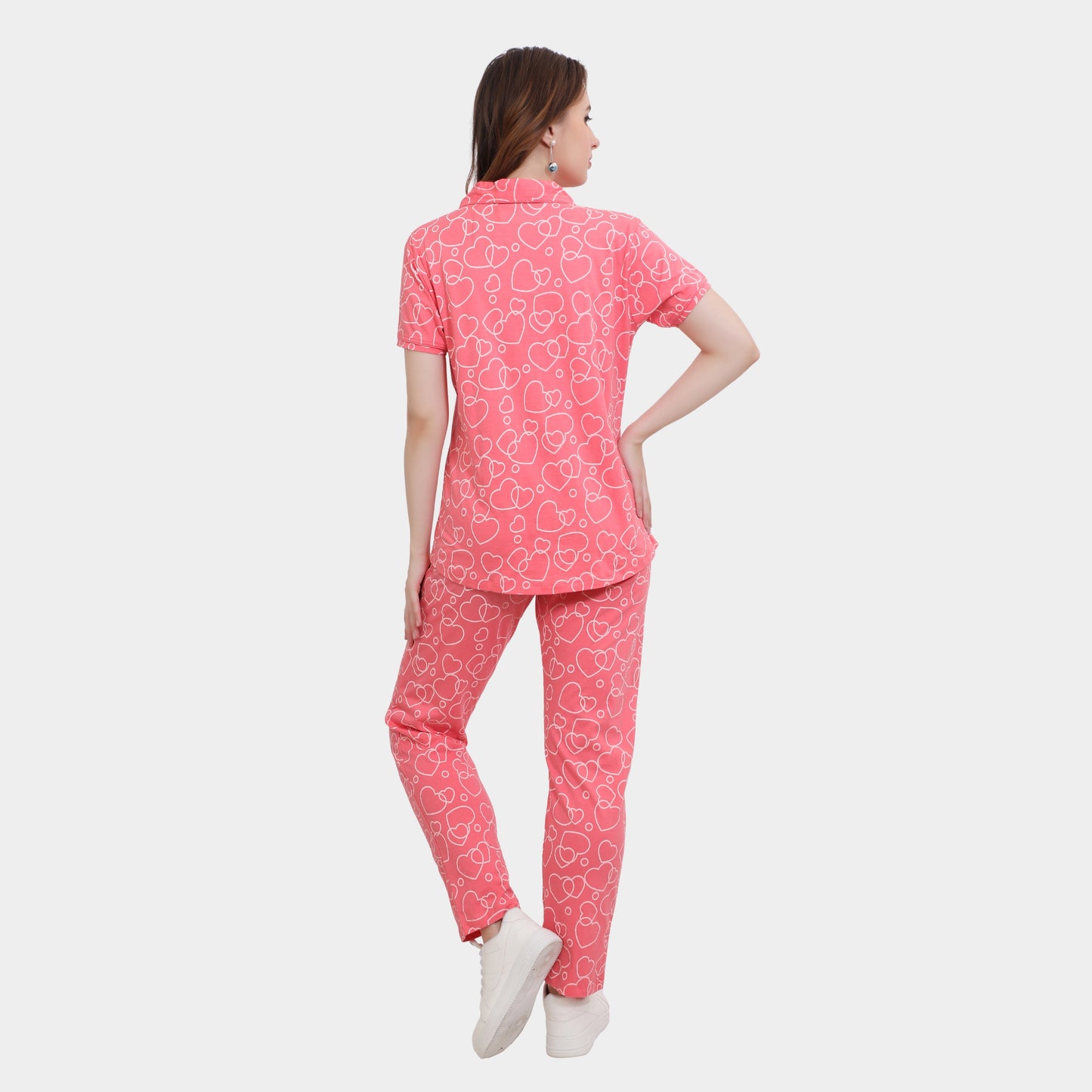 Printed Full Length Night Gown