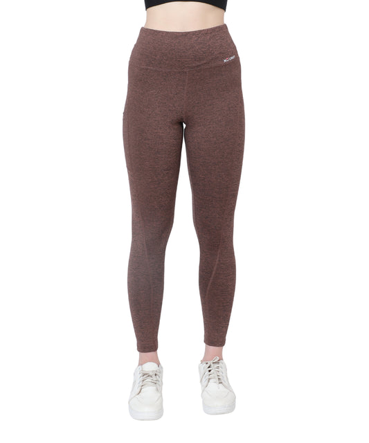High Waist Gym Leggings with Side Pocket, 4-Way Stretch, Squat-Proof, Moisture-Wicking for Gym, Fitness, Training, Yoga & Activewear