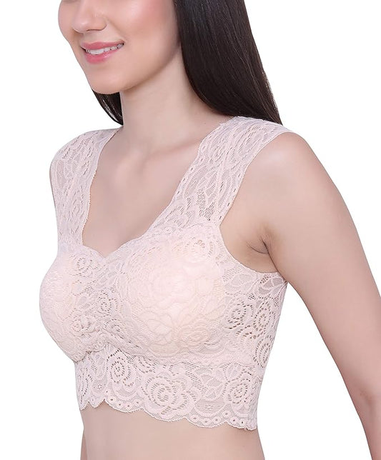 Soft Floral Lace Bralette