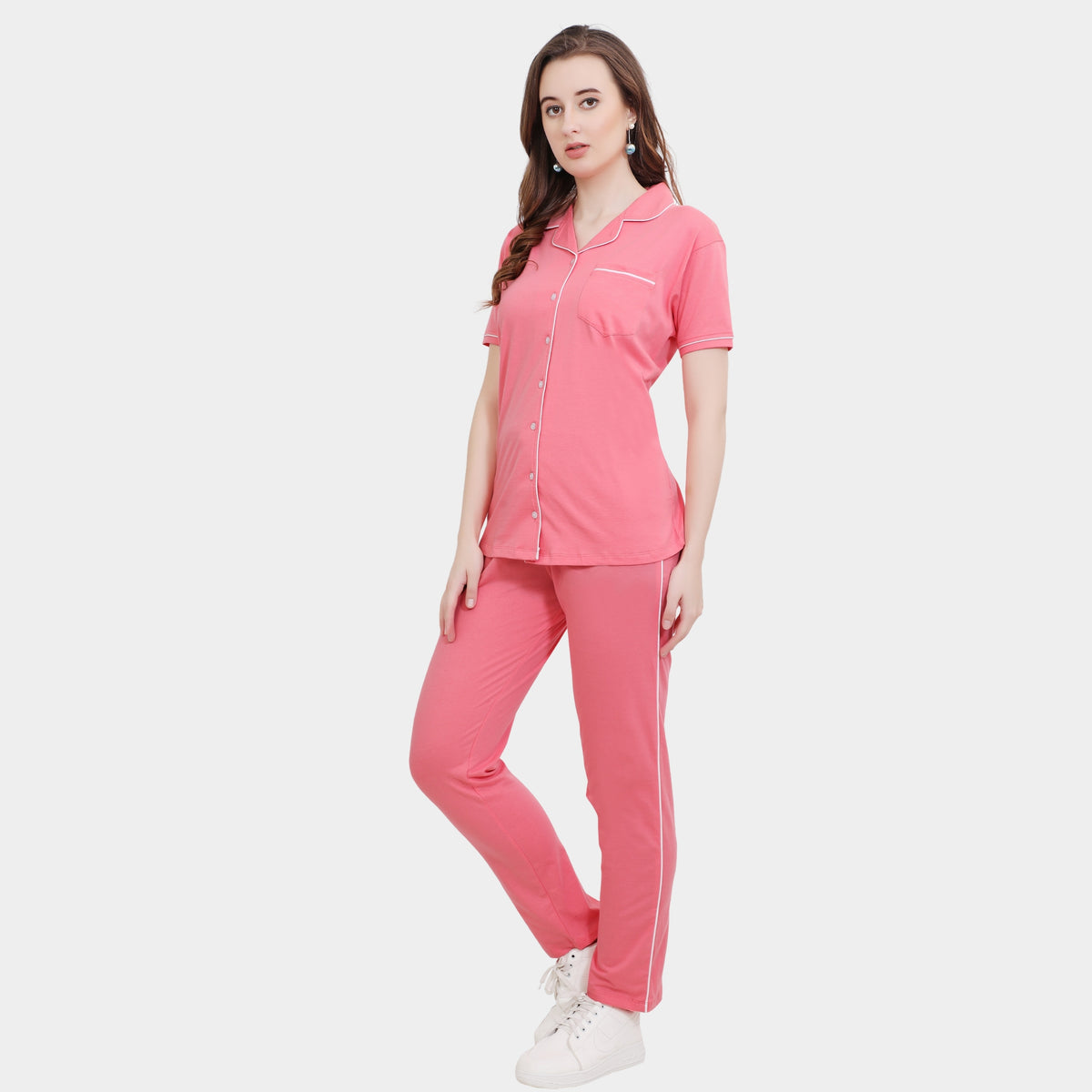 Plain Full Length Night Gown