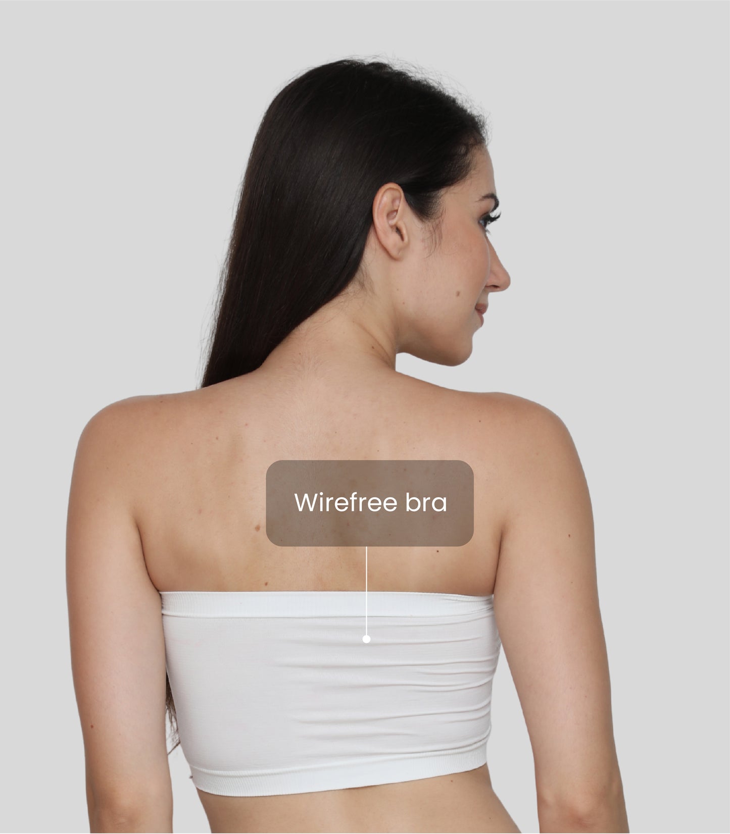 Everyday Wear Padded Tube Bra Wire Free Stretchable Strapless Bandeau Bras