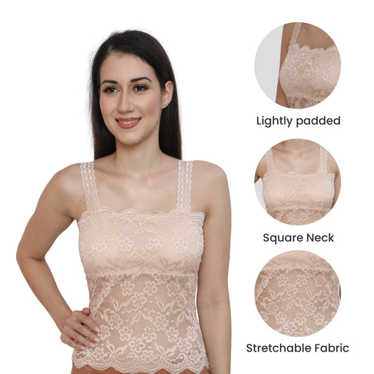 Floral Lace Padded Camisole