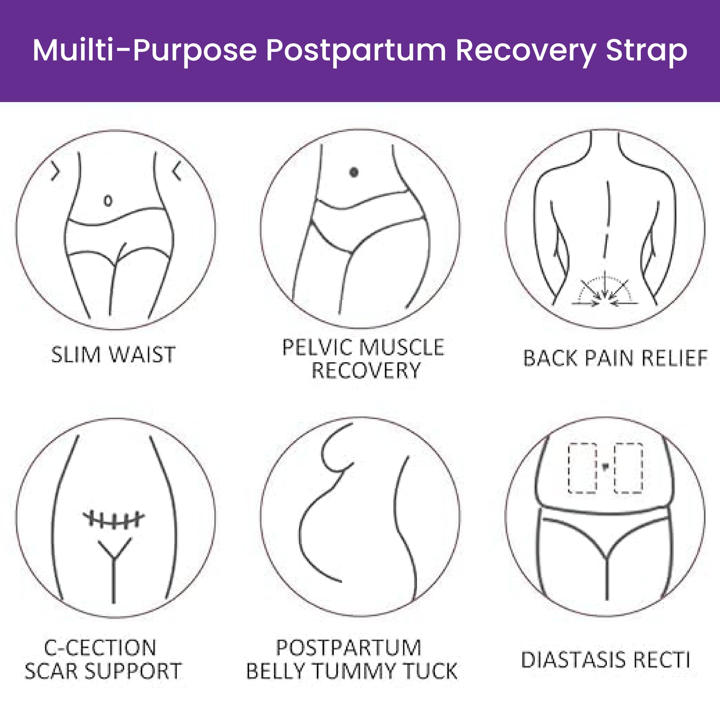 Post Pregnancy Slimming Body Shapewear Belt