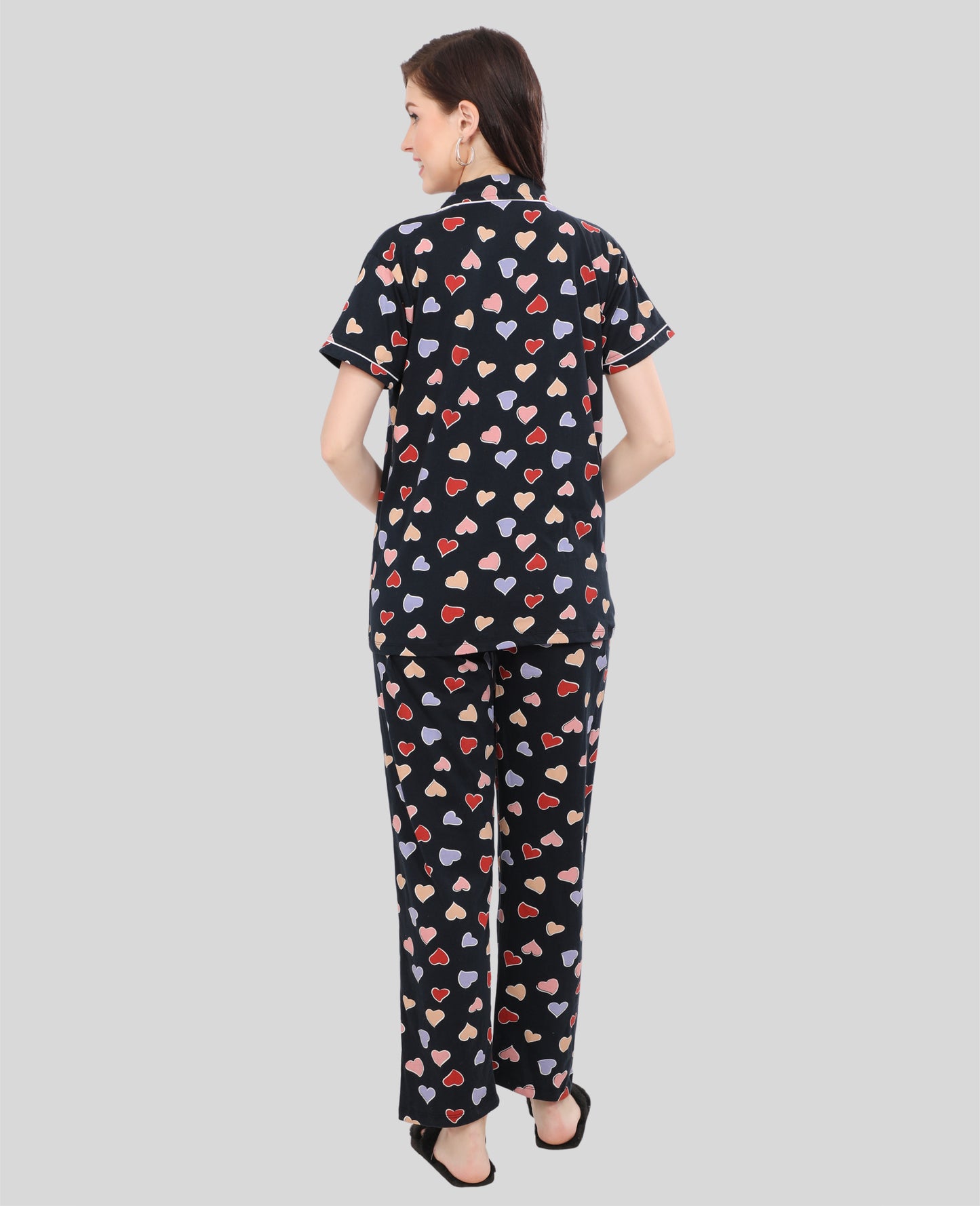 Printed Full Length Night Gown