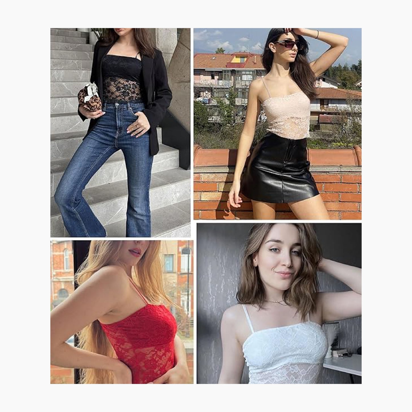 Floral Lace Padded Camisole