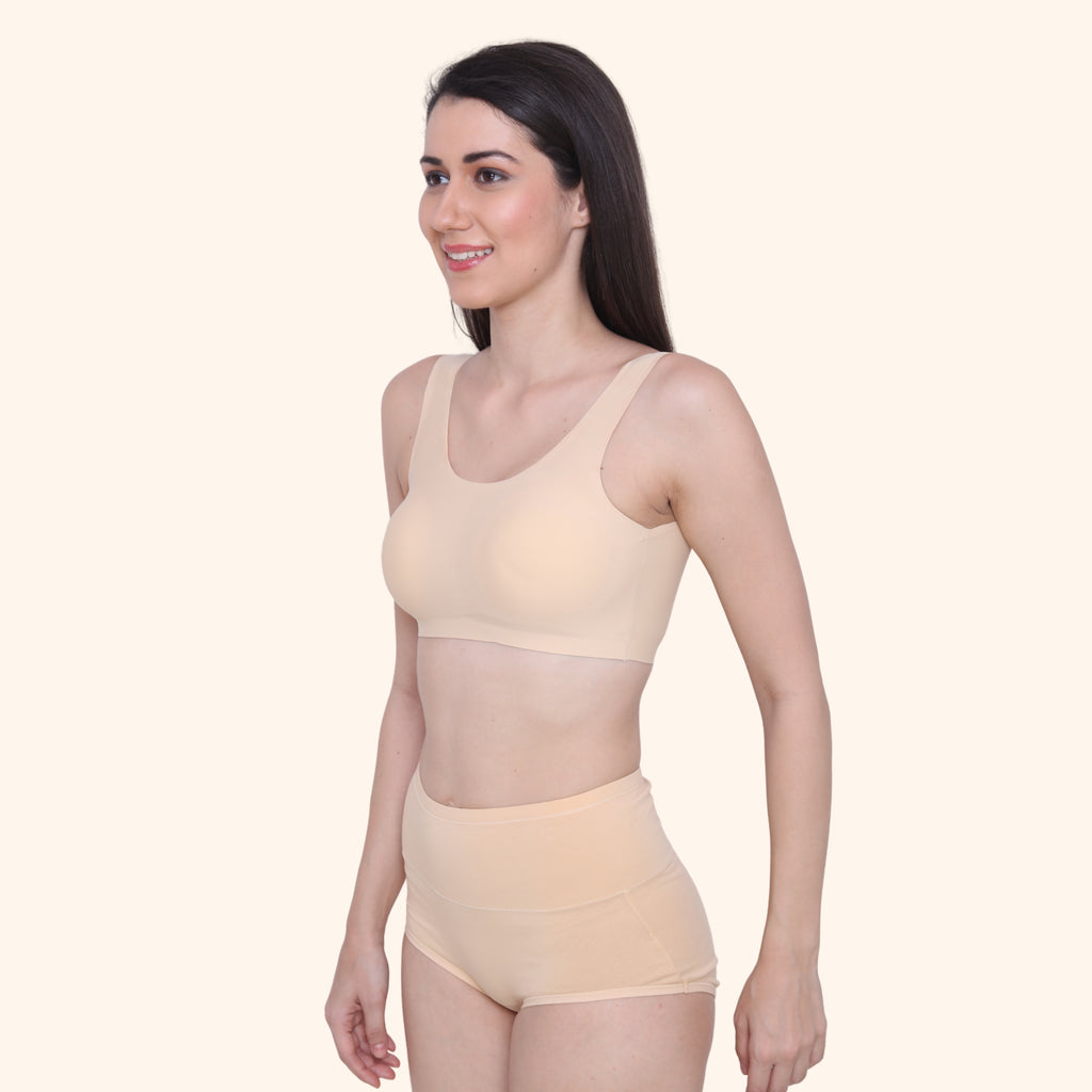 High Waist Full Coverage Brief Panty