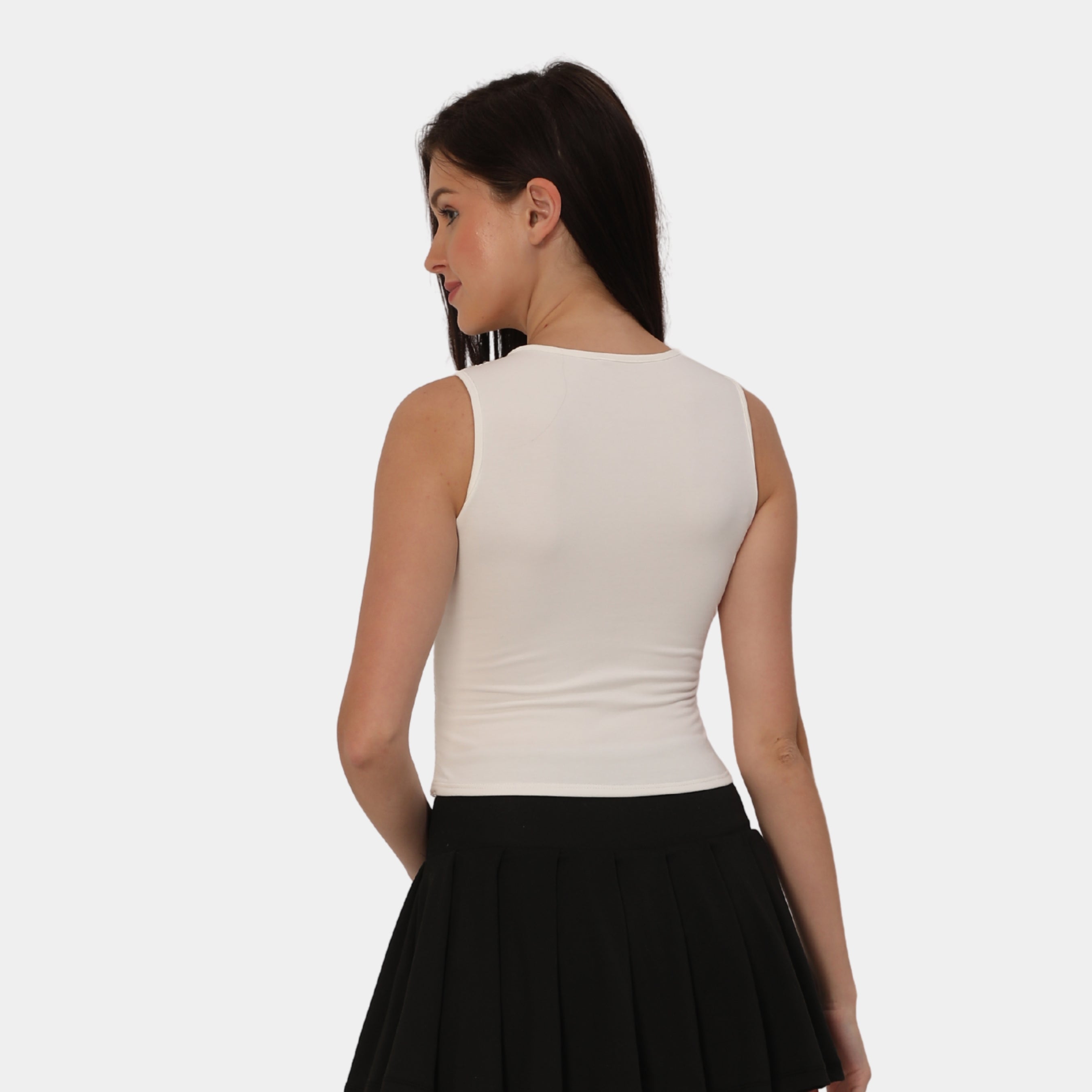 Glamoras Women Sleeveless Sequin Cami Top