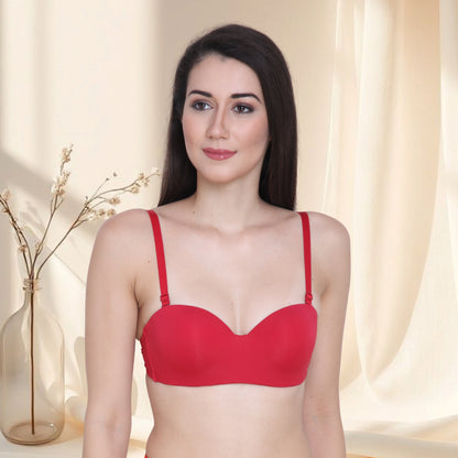Nylon Spandex, Padded, Underwired, Push Up Bra for Women