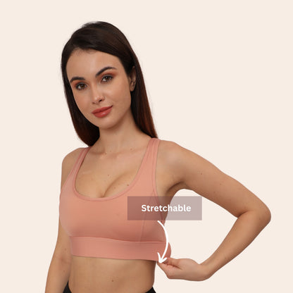 Full Coverage, Non-Wired, Seamless, Stretchable & Support Activewear for Women
