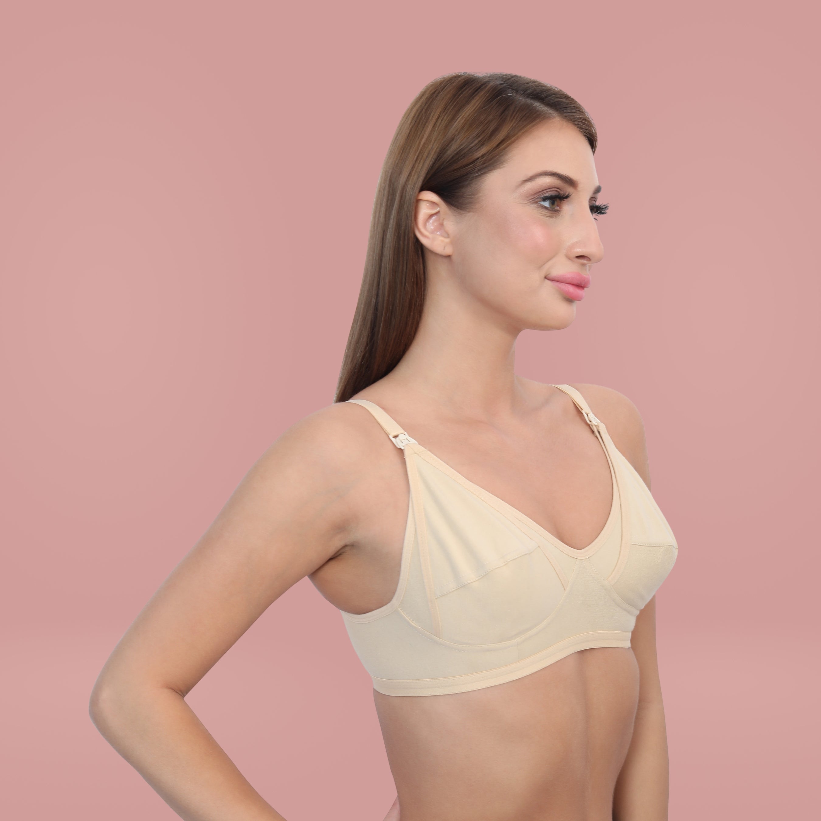 Cotton Non Padded Non Wired Full Coverage Maternity Bra