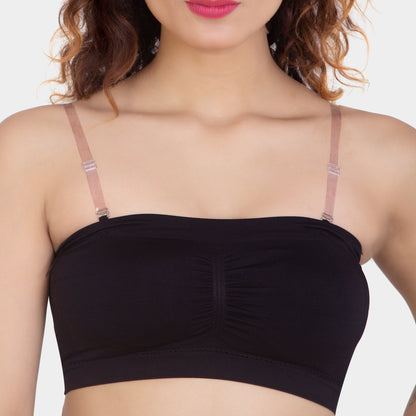 Strapless Multi-Way with Back Hook Closure and Removable Straps