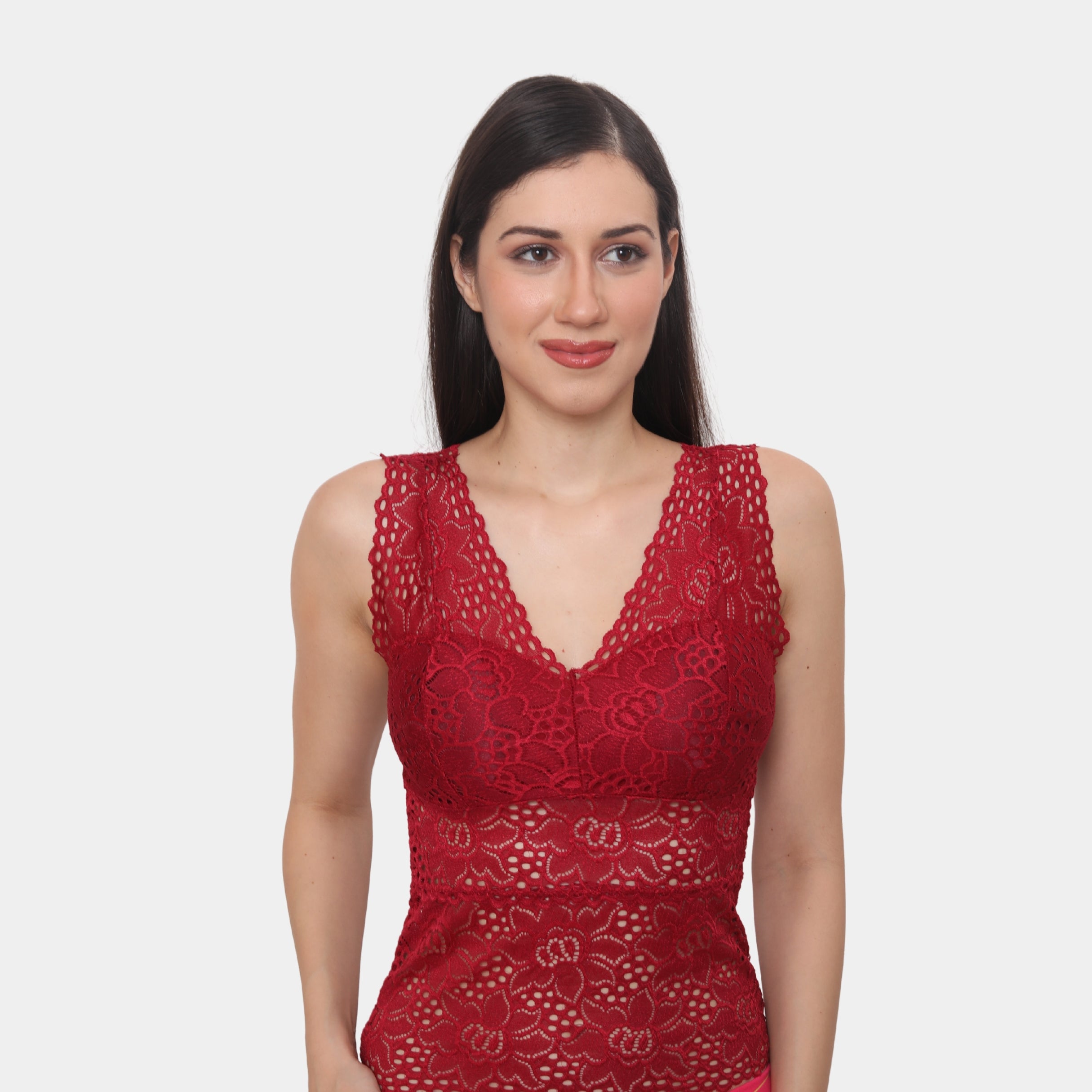 Padded Floral Lace Camisole