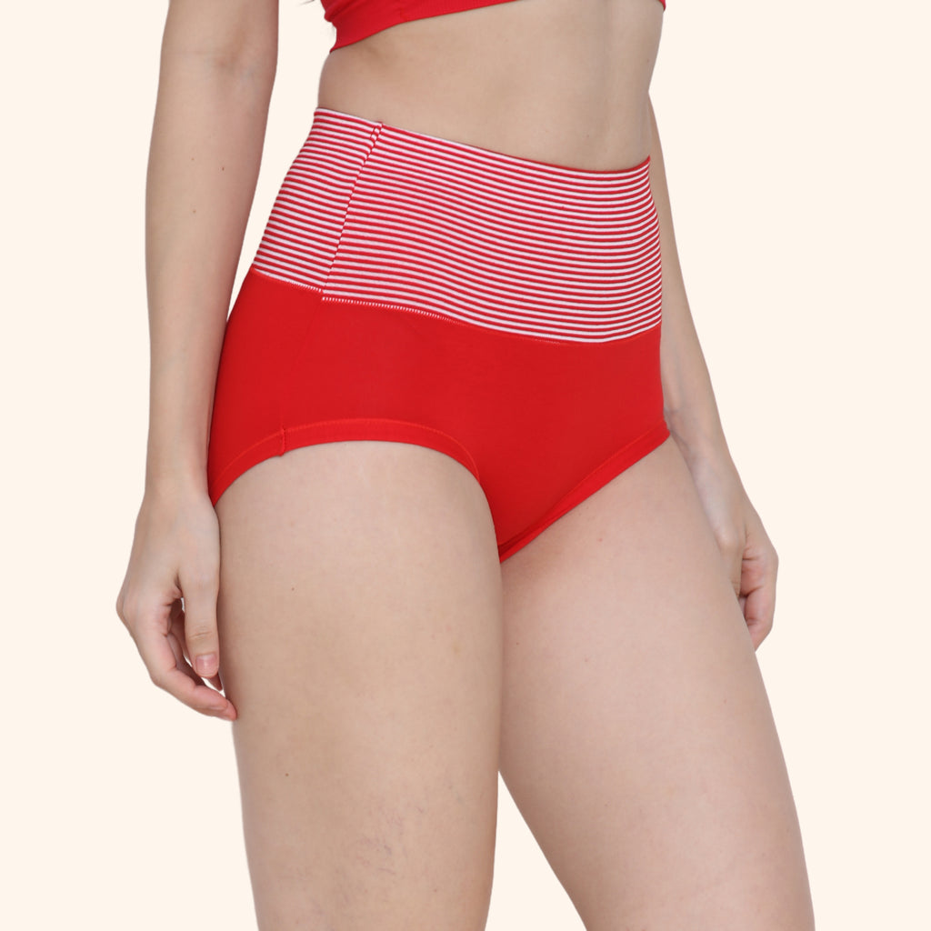 High Waist Full Coverage Brief Panty