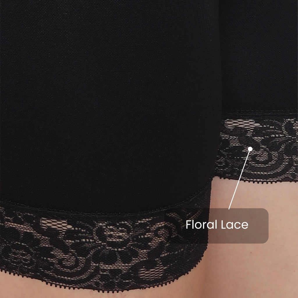 High Waist Tummy Control Shapewear With Lace