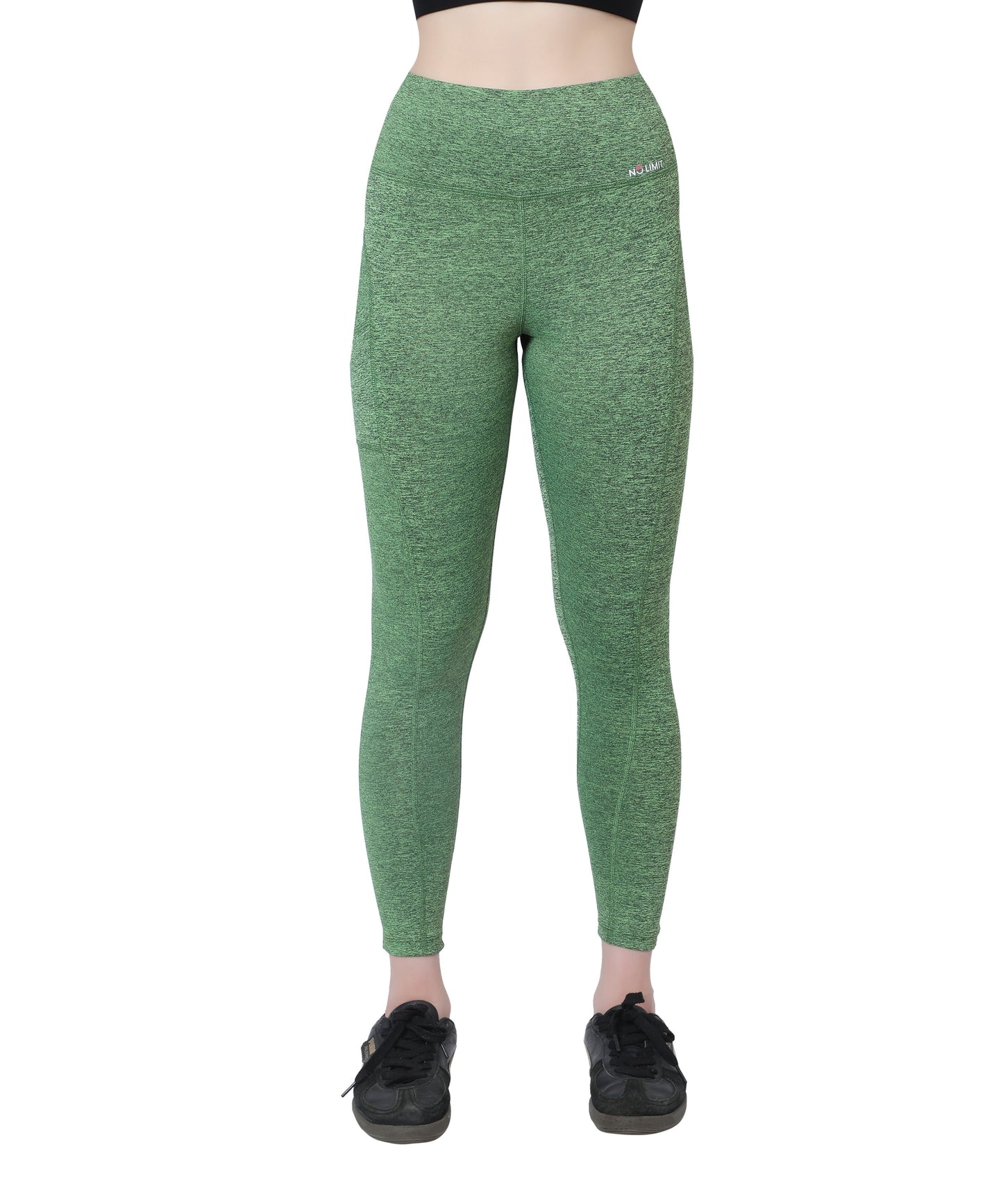 High Waist Gym Leggings with Side Pocket, 4-Way Stretch, Squat-Proof, Moisture-Wicking for Gym, Fitness, Training, Yoga & Activewear