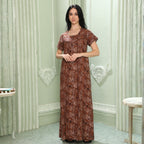 Printed Full-Length Night Gown