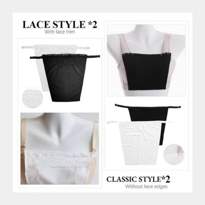 Deep Neck Cleavage Cover Up Inner Cami Secret Slip