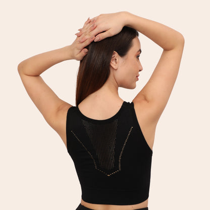 High Support Padded Wireless Sports Bra