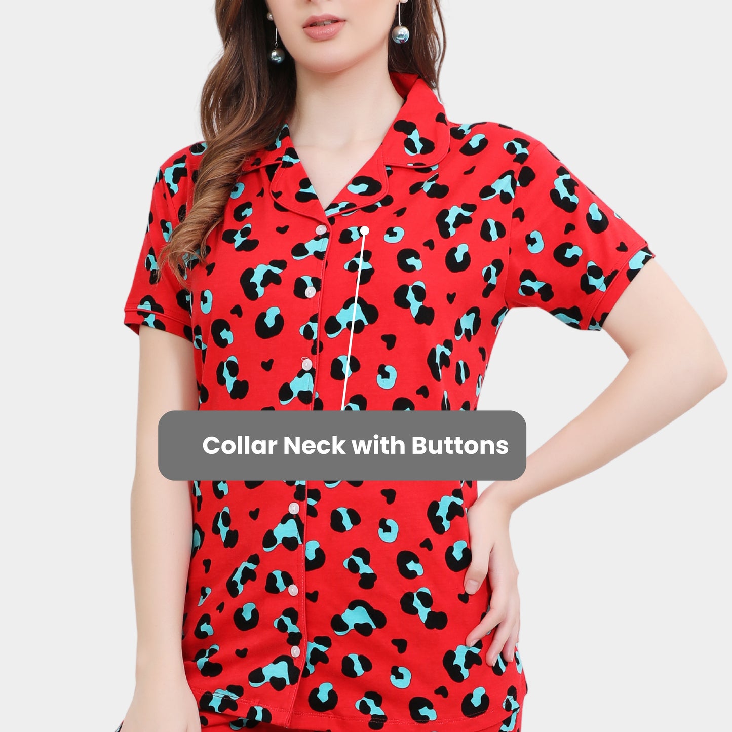 Printed Full Length Night Gown