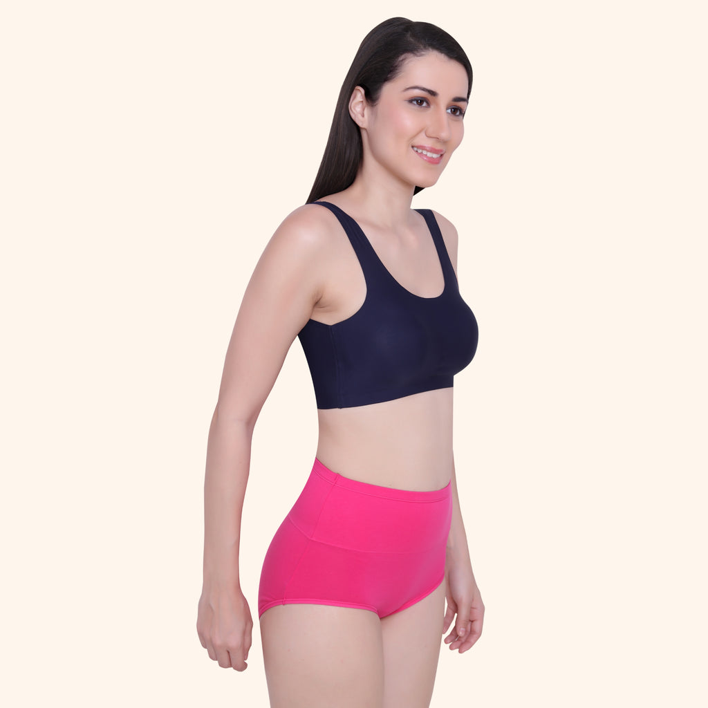 High Waist Full Coverage Brief Panty