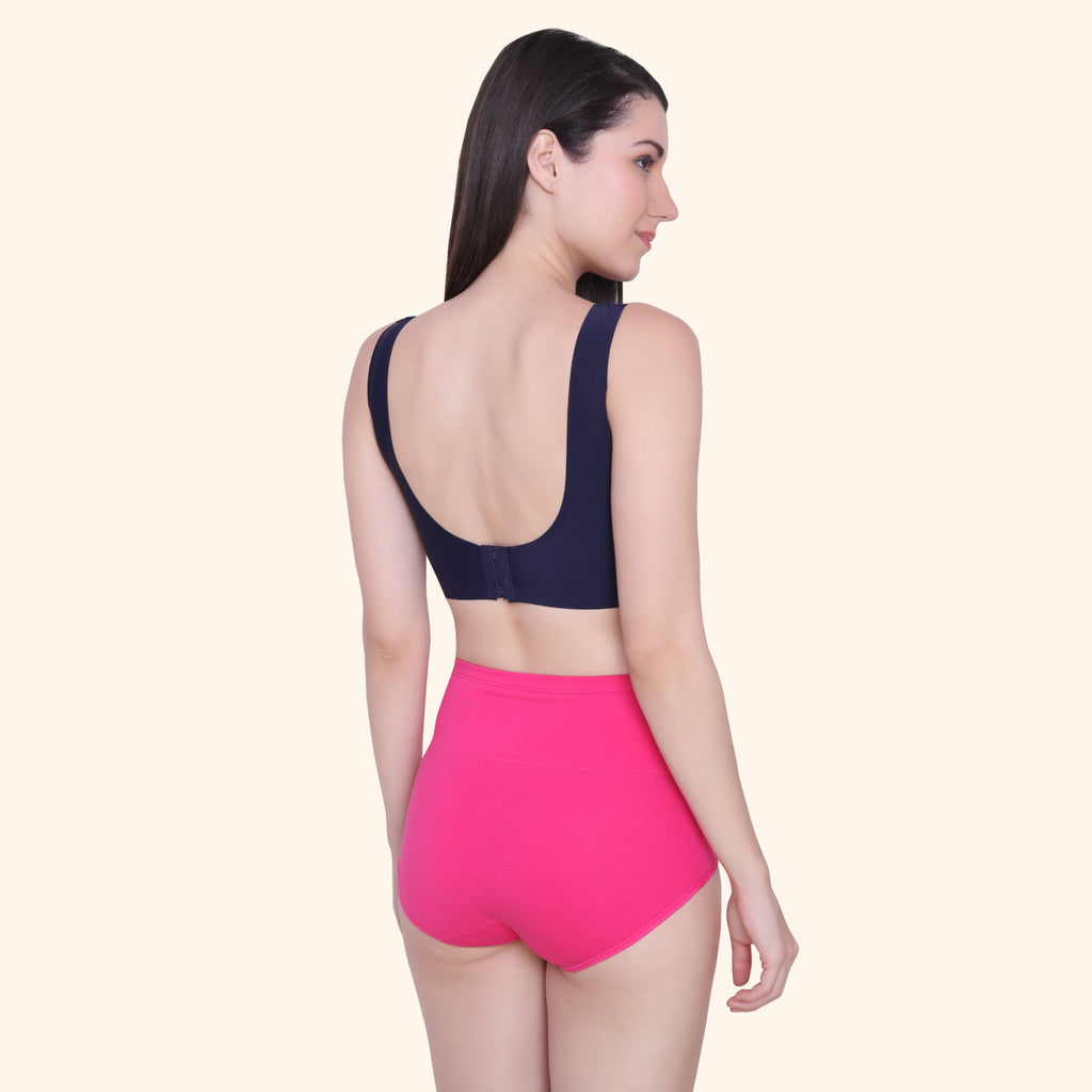 High Waist Full Coverage Brief Panty