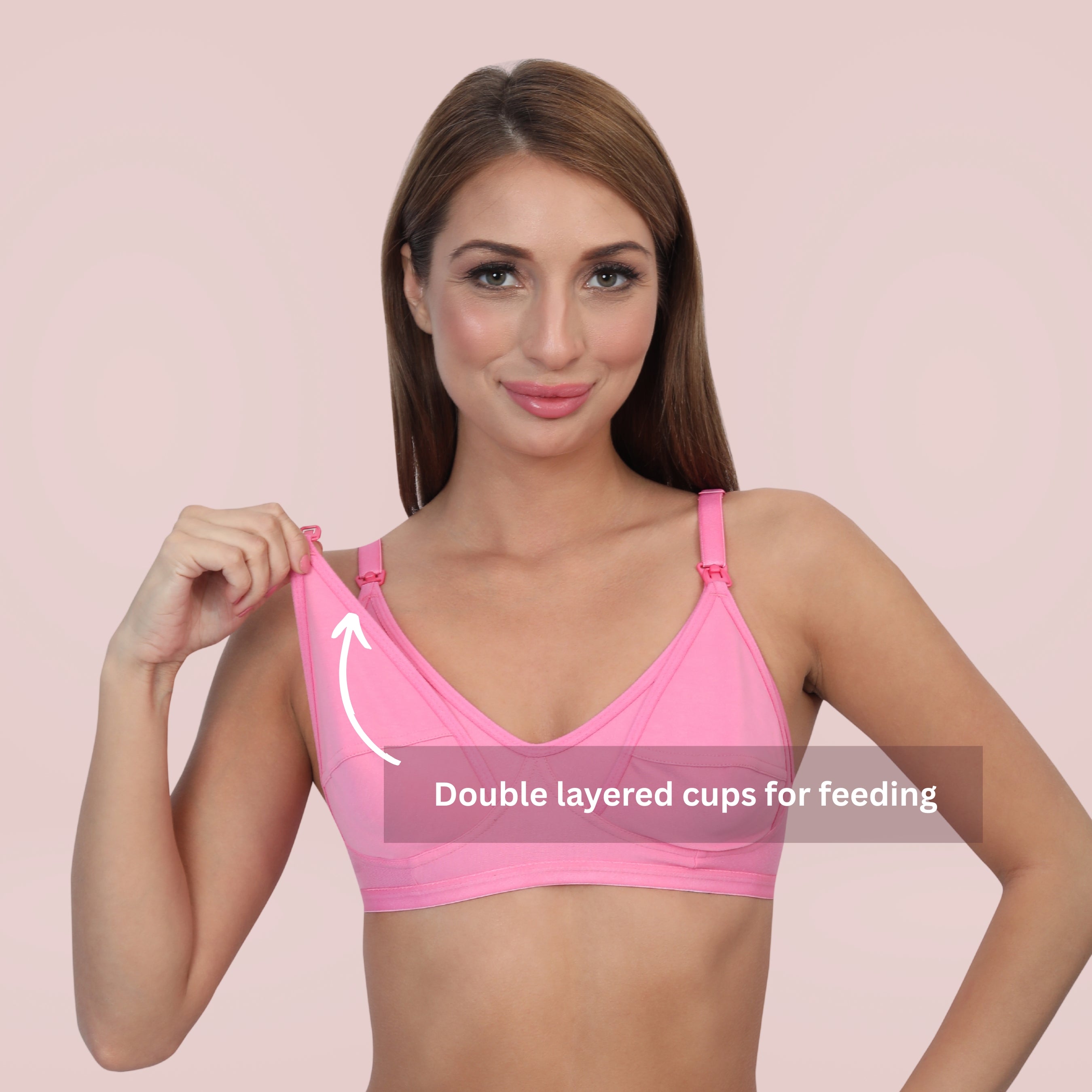 Cotton Non Padded Non Wired Full Coverage Maternity Bra