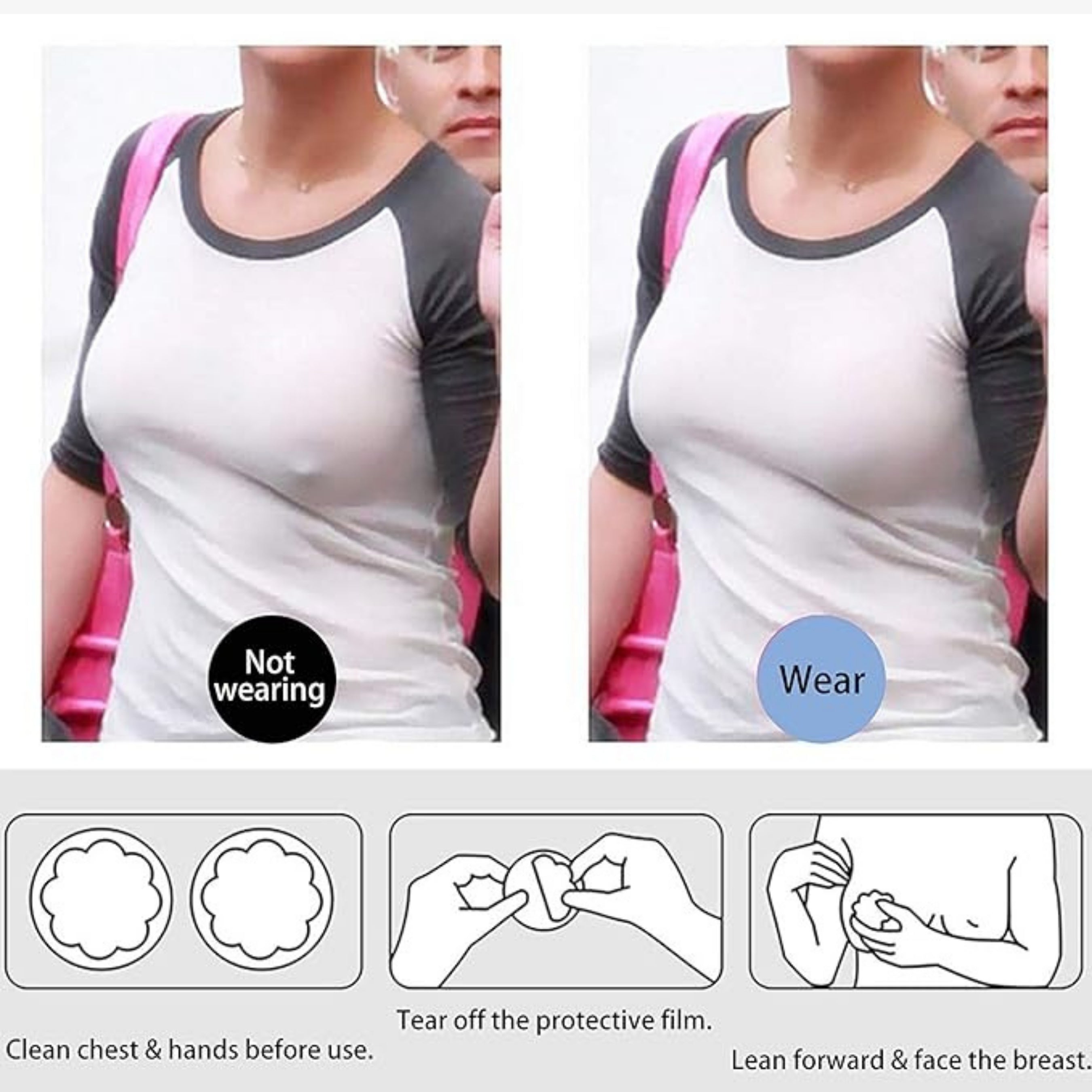 Nipple Cover Bra Petals Round Shop