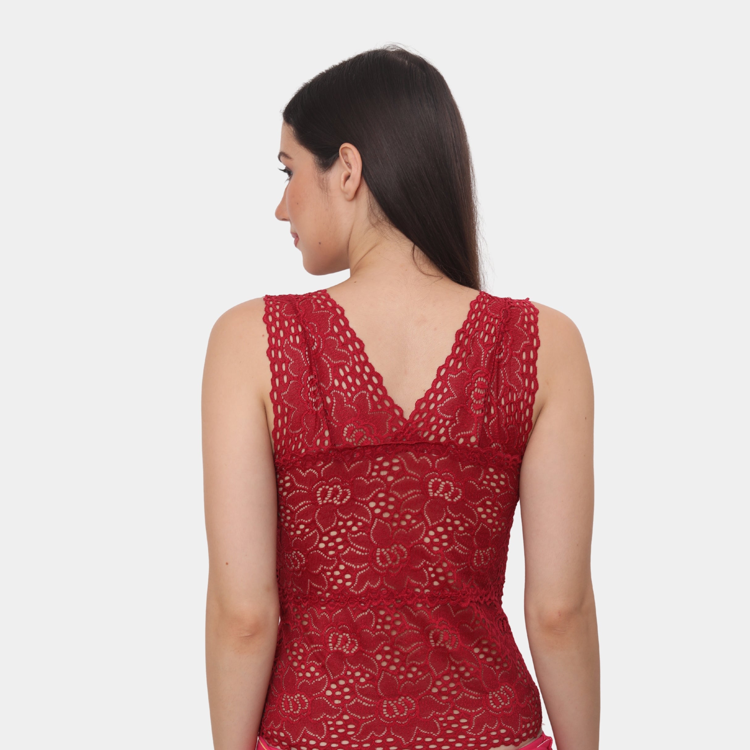 Padded Floral Lace Camisole