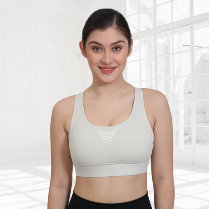 High Impact Strappy Criss Cross Back Workout Sports Bra