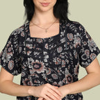 Printed Full-Length Night Gown