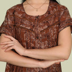 Printed Full-Length Night Gown