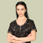 Printed Full-Length Night Gown