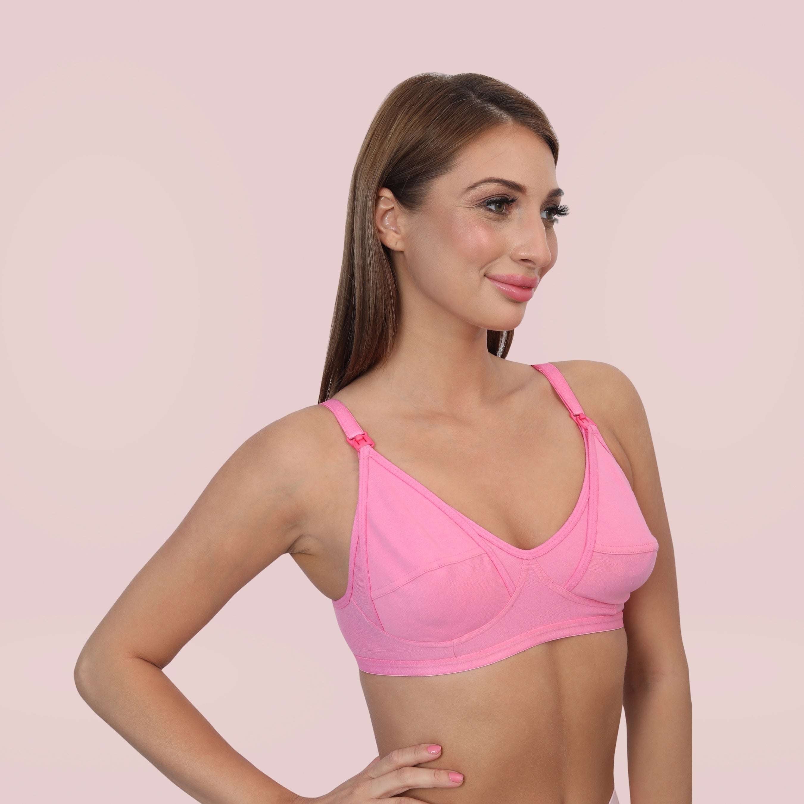 Cotton Non Padded Non Wired Full Coverage Maternity Bra