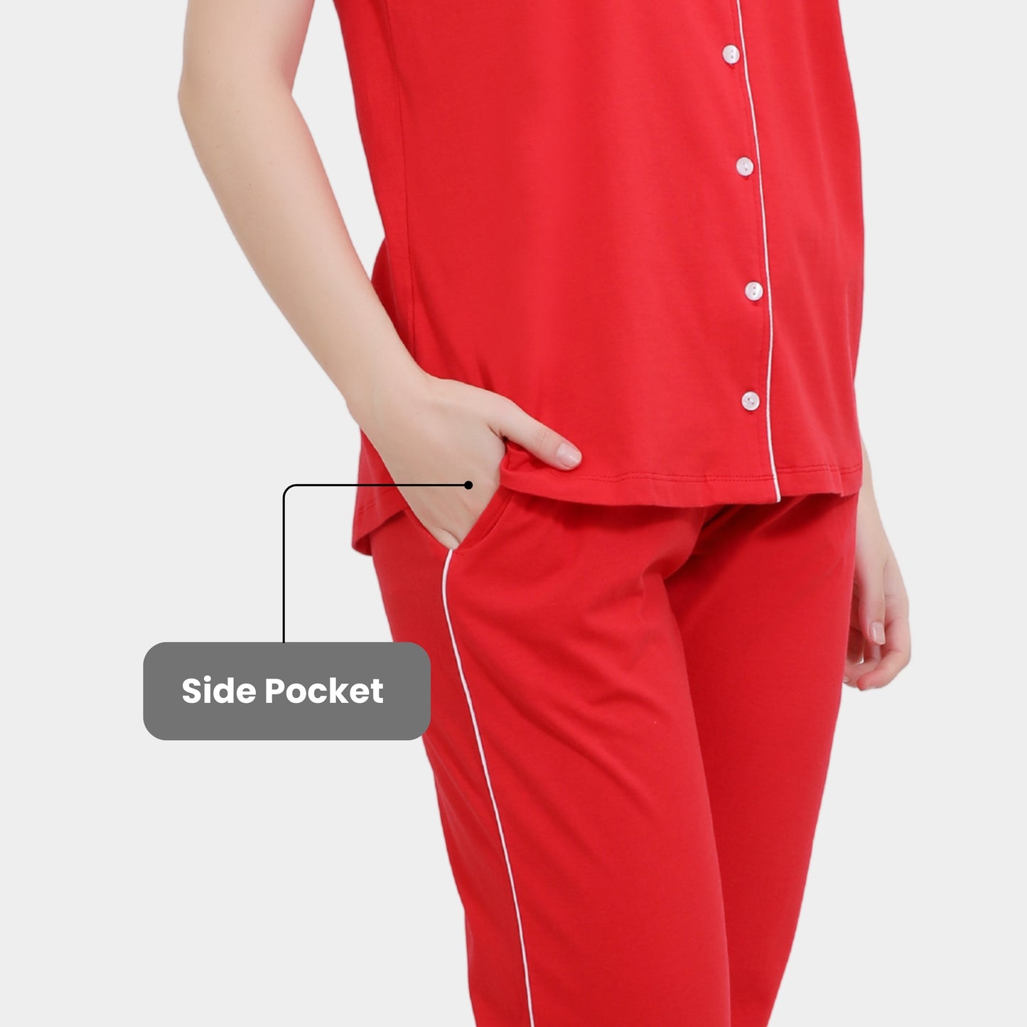 Plain Full Length Night Gown