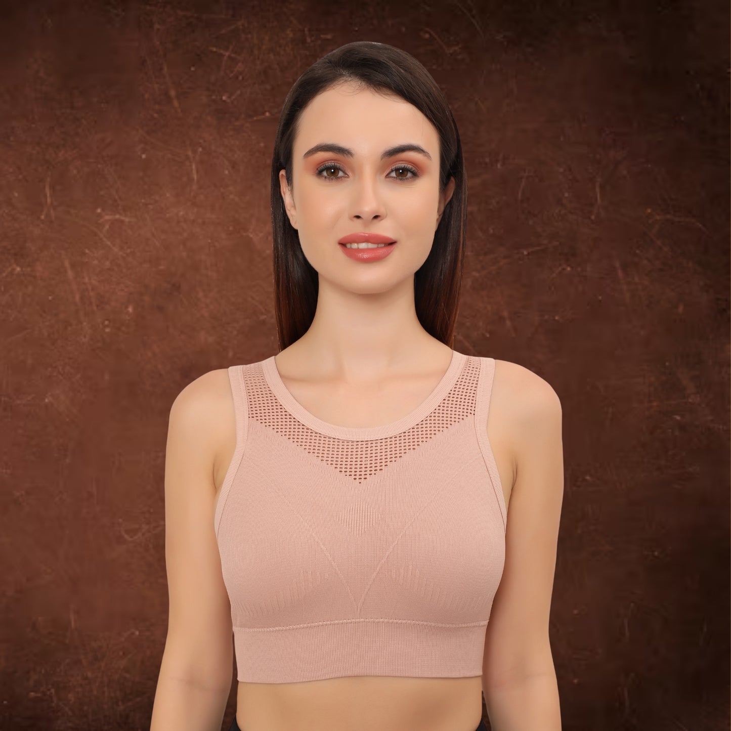 High Support Padded Wireless Sports Bra