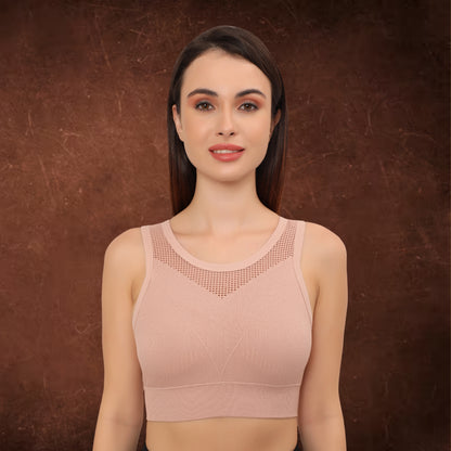 High Support Padded Wireless Sports Bra