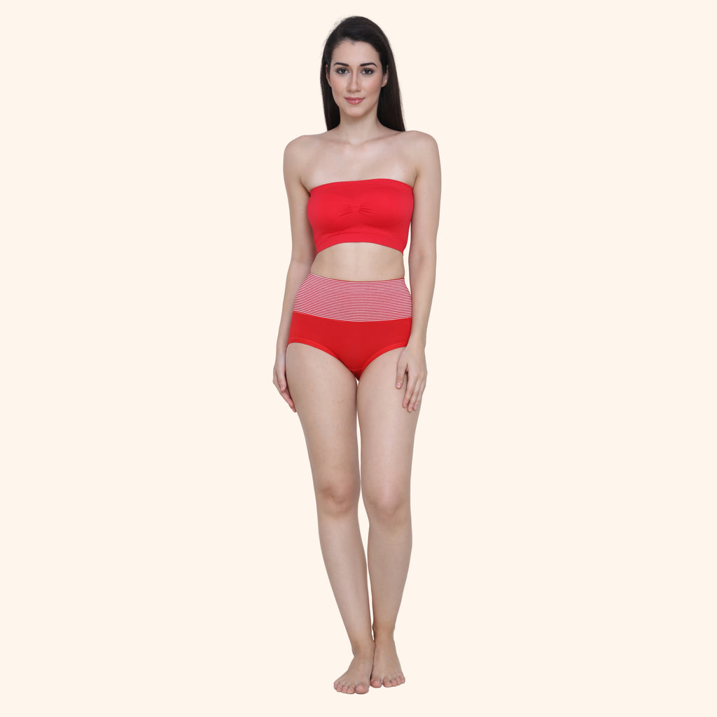 High Waist Full Coverage Brief Panty