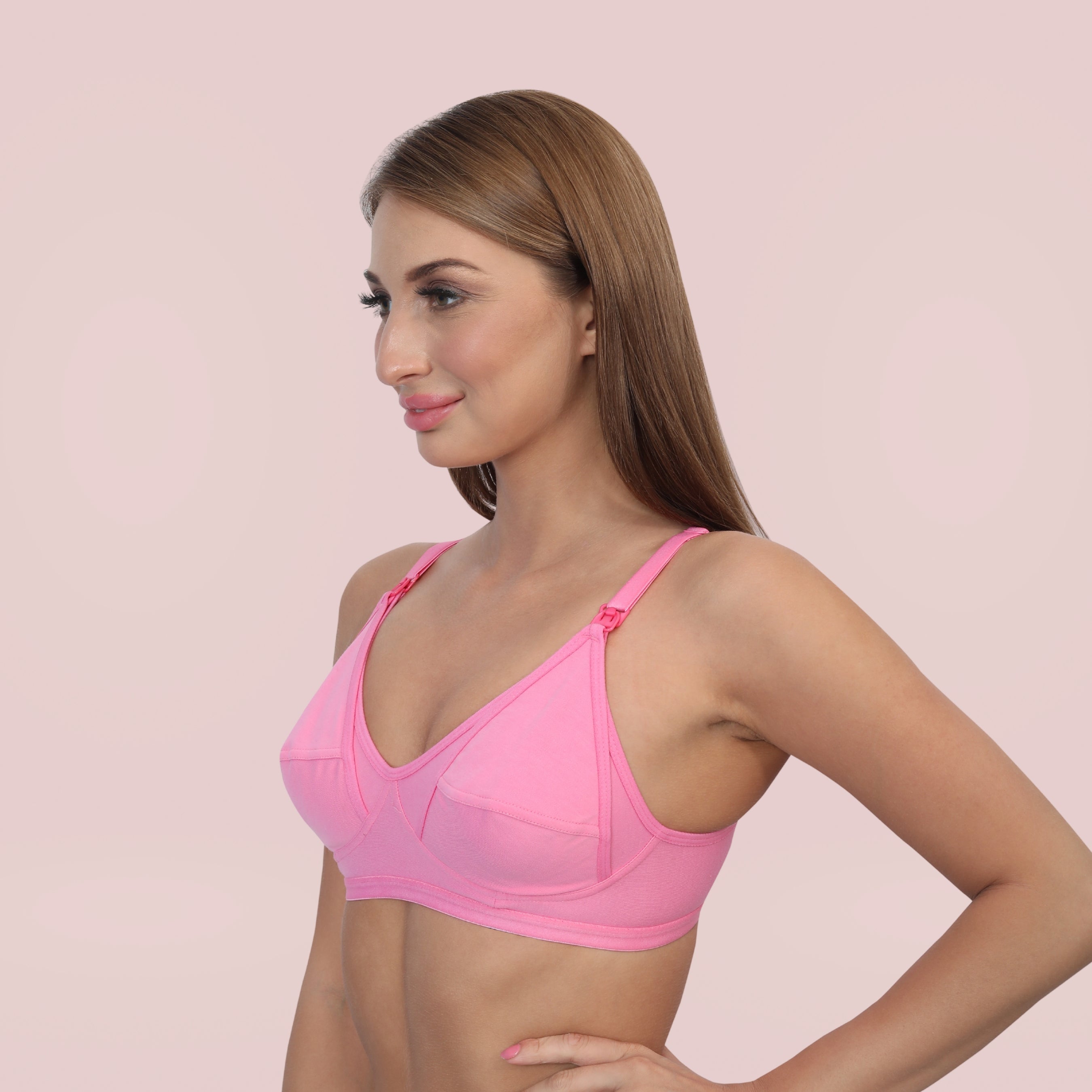 Cotton Non Padded Non Wired Full Coverage Maternity Bra