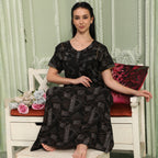 Printed Full-Length Night Gown