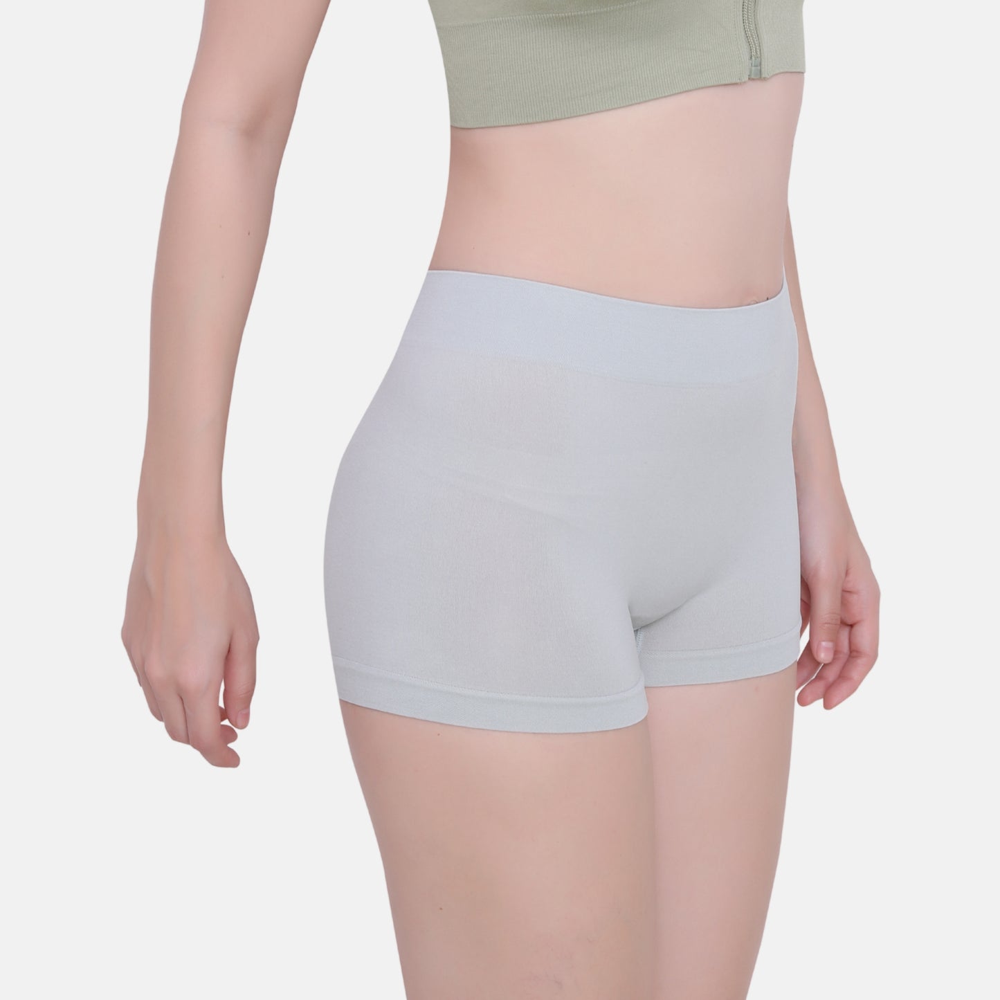 Nylon Spandex Seamless Boyshorts Panty