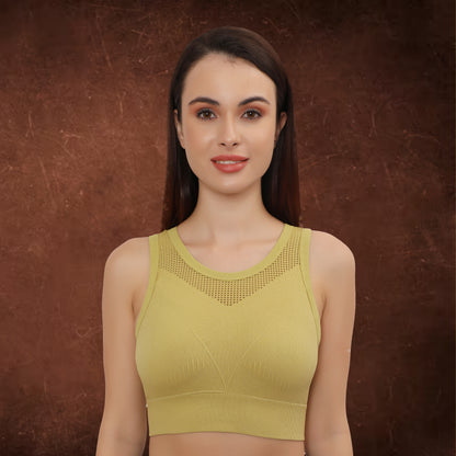 High Support Padded Wireless Sports Bra