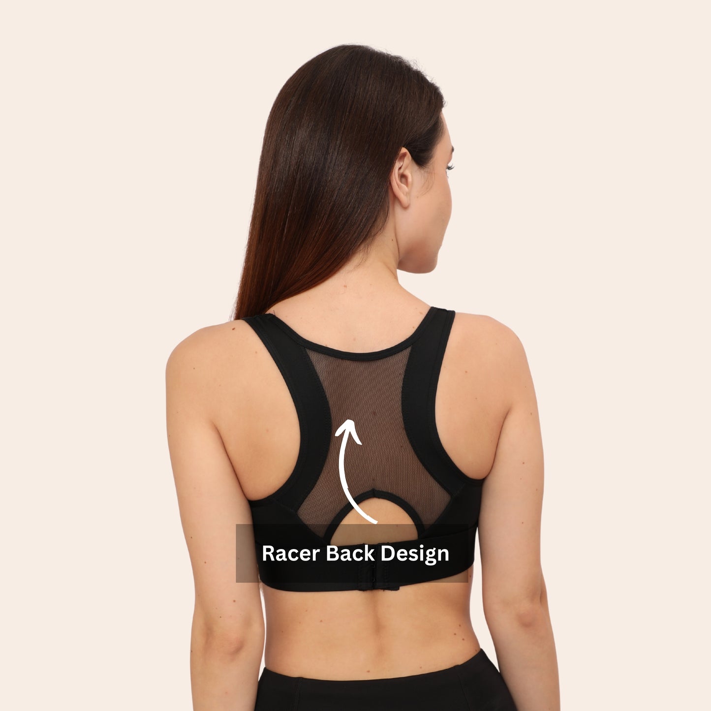 Full Coverage, Non-Wired, Seamless, Stretchable & Support Activewear for Women