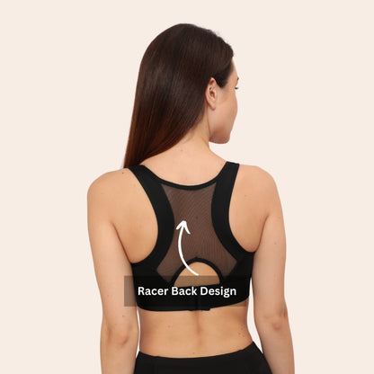 Full Coverage, Non-Wired, Seamless, Stretchable & Support Activewear for Women